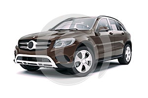 3d rendered luxury sport SUV car