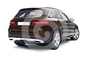 3d rendered luxury sport SUV car