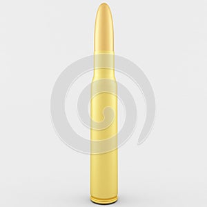 3d Rendering of a 30-06 Cartridge