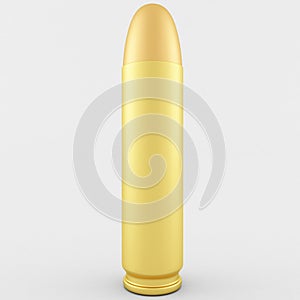 3d Rendering of a 30 Carbine Cartridge.