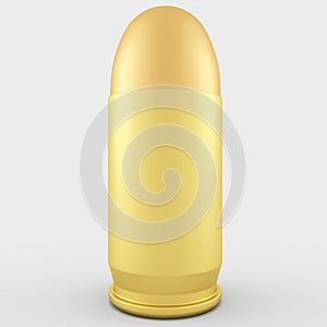 3d Rendering of a 380 ACP Cartridge