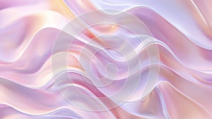 3D rendering, abstract blue and pink waves, texture background