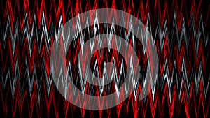 3d Rendering. Abstract red and black light pattern with the gradient. Background black dark modern