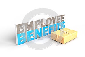 3D rendering of annual employee benefits package concept