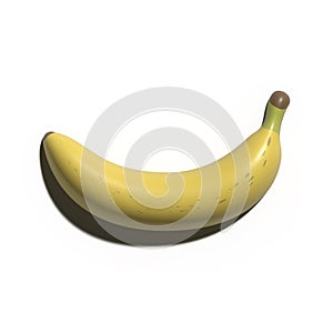 3D rendering banana tropical fruit