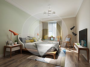 3D rendering bedroom