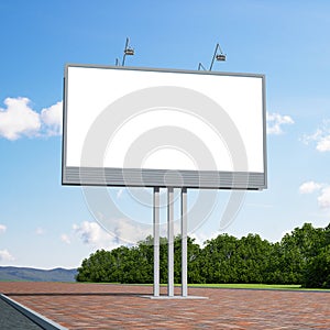 3d rendering blank billboard 05-1