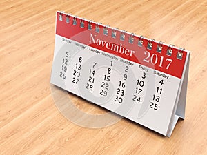 3D rendering calendar