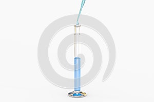 3d rendering, Chemical vessels in the laboratory