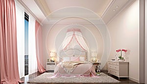 3D rendering children`s room