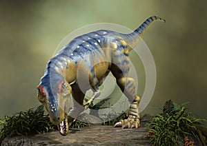 3D Rendering Dinosaur Tyrannosaurus