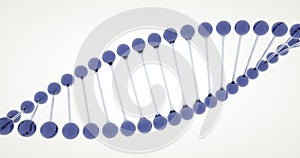 3D rendering dna chain made in CG