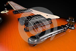 3D rendering a Electric Guitar