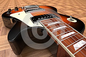 3D rendering a Electric Guitar