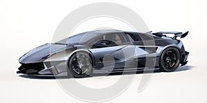 3D rendering - generic concept car