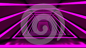 3D rendering, glow lines, neon light tunnels. virtual abstract background
