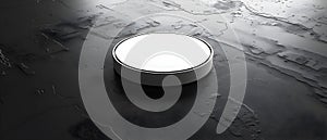 3D rendering of a highquality level button in a raised position. Concept 3D Rendering, High