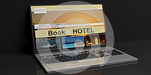 3d rendering hotel online reservation