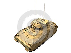 3d Rendering of a M2 Bradley