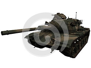 3d Rendering of a M60 Patton Tank