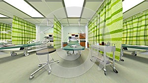 3D rendering of Medical space