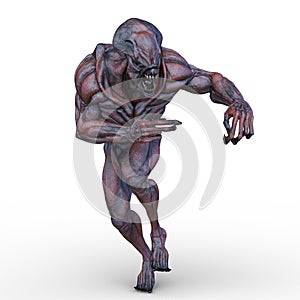 3D rendering of a monster