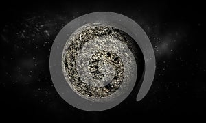 3D-rendering of Moon.Extremely detailed image including elements.