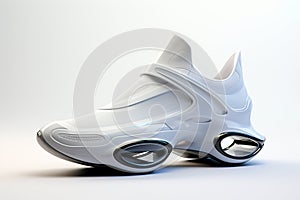 3d rendering of a pair of ice skates on white background