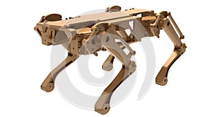 3D rendering - quad legged robot