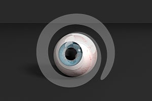 3d rendering, realistic human eye model