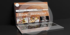 3d rendering restaurant online reservation