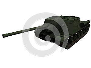 3d Rendering of a Russian J122 Tank