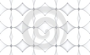 3d rendering. Seamless Abstract simple white butterfly shape style pattern wall background.