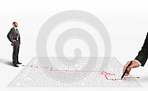 3D Rendering solution for the maze