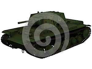3d Rendering of a Soviet KV1B Tank