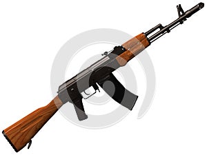 3d Rendering of a Soviet/Russian AK74