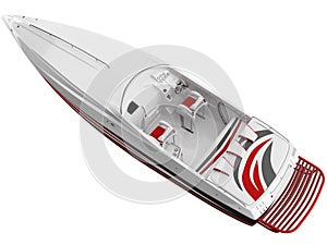 3d Rendering of a Speed Boat