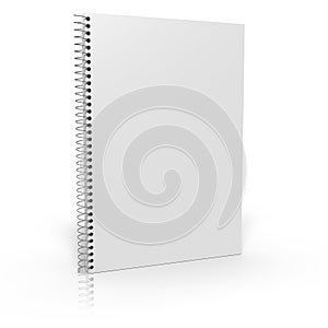 3d rendering of spiral binder for use as a template