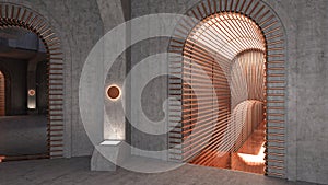 3D Rendering Time Tunnel