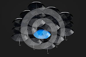 3d rendering, the umbrella with white background