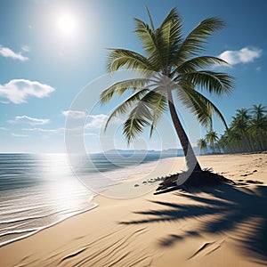 a 3d rendering of untouched summer sand capturing its natural allure trending on artstation