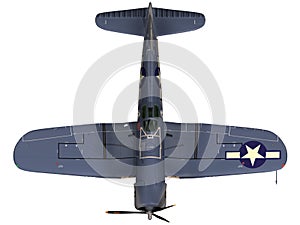 3d Rendering of a Vought F4U Corsair