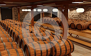 3D Rendering Wine Hall