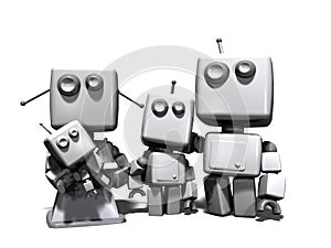 The 3D robot family