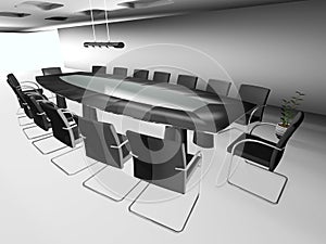 3d round conference room