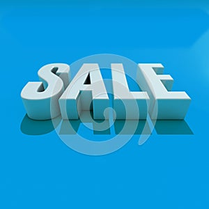 3d Sale Word with Shadow