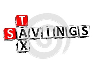 3D Savings Tax Crossword