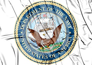 3D Seal of the United States Department of the Navy.