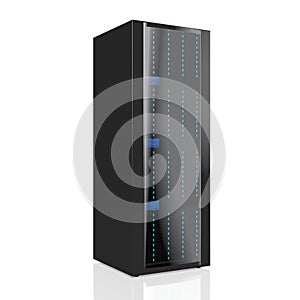 3D server illustration - great for topics like data storage, hosting, Internet etc