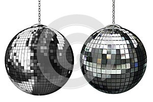 3d shiny disco ball